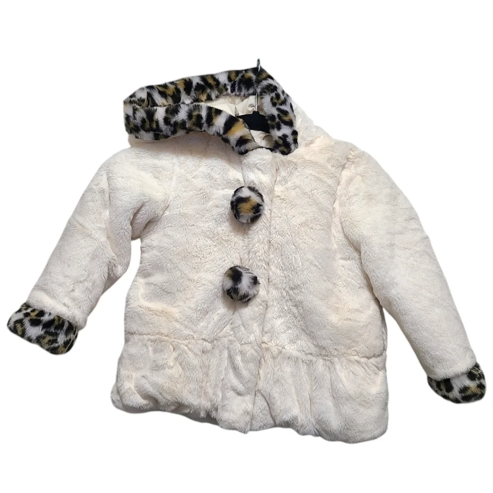 Rothschild Faux Fur Dress Coat Size‎ S 4